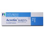 کرم اکرتین 0/025% (Acretin 0/025% Cream – 30g)