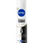 اسپری ضد تعریق نیوآ مدل Black & White Silky Smooth حجم 150 میلی لیترNIVEA Black & White Silky Smooth Anti-Transpirant Spray 150ml