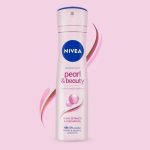 اسپری دئودورانت نیوآ مدل Pearl & Beauty مخصوص بانوان، ۱۵۰ میلی‌لیترNIVEA Deodorant, Spray Pearl & Beauty for Women, 150ml